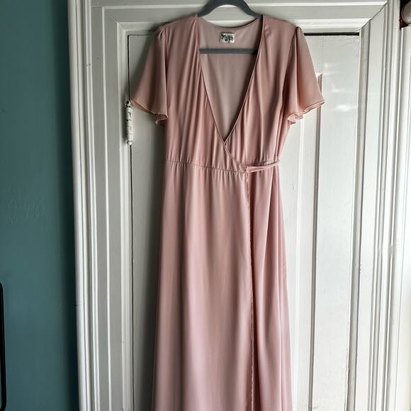 Show Me Your Mumu Noelle Flutter Wrap Dress - Picture 2 of 8